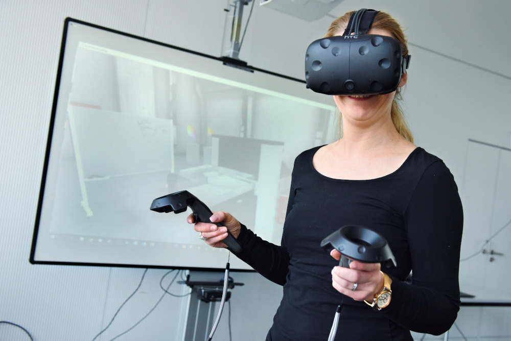 VR-Datenbrille Social Virtual Learning Roadshow Bielefeld
